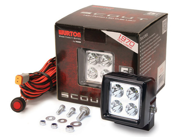 Светодиодная квадратная дополнительная фара SCOUT LED CUBE