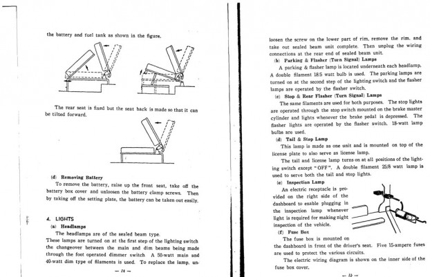 Toyota Land Cruiser 1960 Owner's Manual