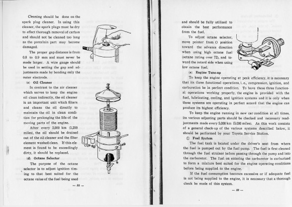 Toyota Land Cruiser 1960 Owner's Manual